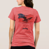 Patriots remembered red Tri-Blend shirt (Rückseite)