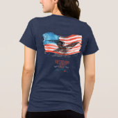 Patriots remembered solid navy Tri-Blend shirt (Rückseite)