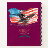 Patriots remembered wine color notizblock (Rückseite)