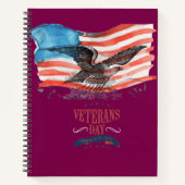 Patriots remembered wine color notizblock (Vorderseite)