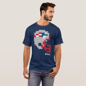 Patriots Tecmo Bowl Helmet T - Shirt (Vorne ganz)