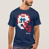 Patriots Throwback Tecmo Bowl Helmet T - Shirt (Vorderseite)