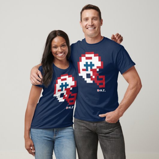 Patriots Throwback Tecmo Bowl Helmet T - Shirt (Unisex)