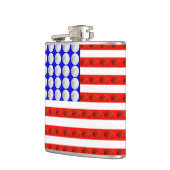 Patriots Vinyl Wrapped Flask Flachmann (Links)