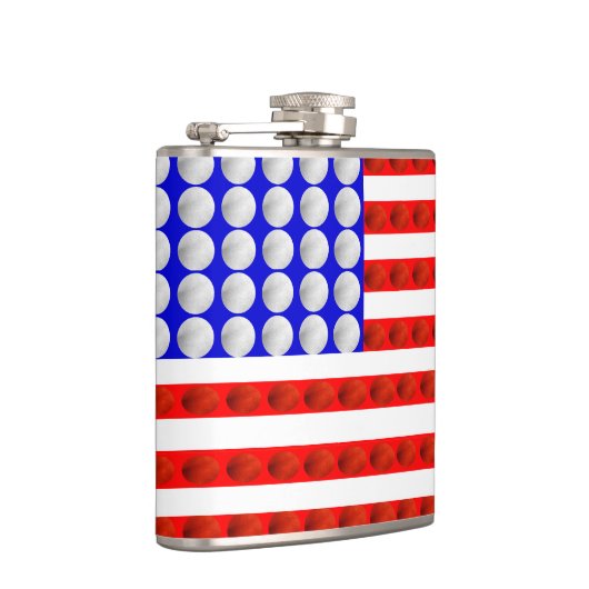 Patriots Vinyl Wrapped Flask Flachmann (Rechts)