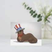 Patriotter Postcard Postkarte (Stehend Vorderseite)