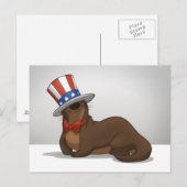 Patriotter Postcard Postkarte (Vorne/Hinten)