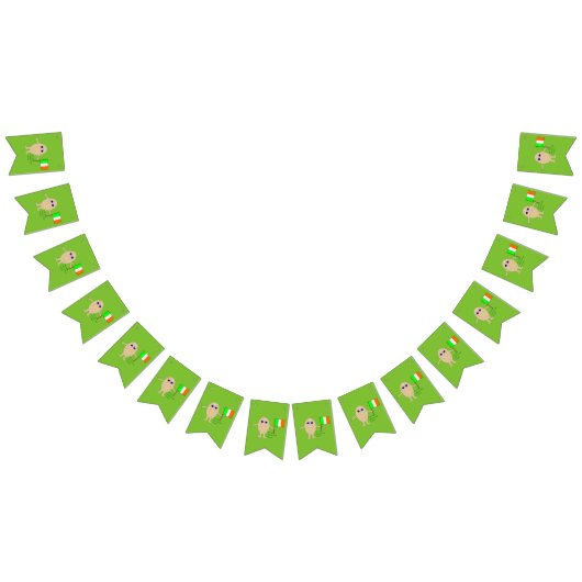 Patritoisch-irische Eier-Jagdflaggen Wimpelkette (Alle)