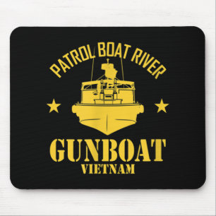 Patrol Boat River Pbr Gunboat Vietnam Veteran Mousepad