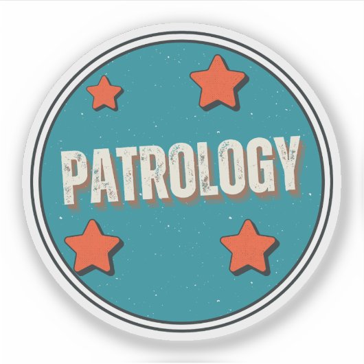 Patrologie Aufkleber (Vorderseite)
