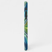 Patrón abstracto de ondas de Agua iPhone Hülle (Linke Seite)