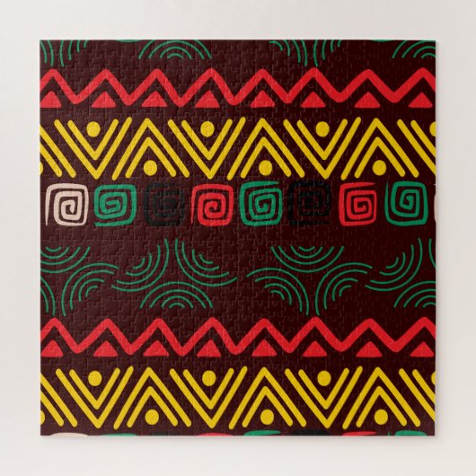 Patrón africano puzzle (Vertikal)