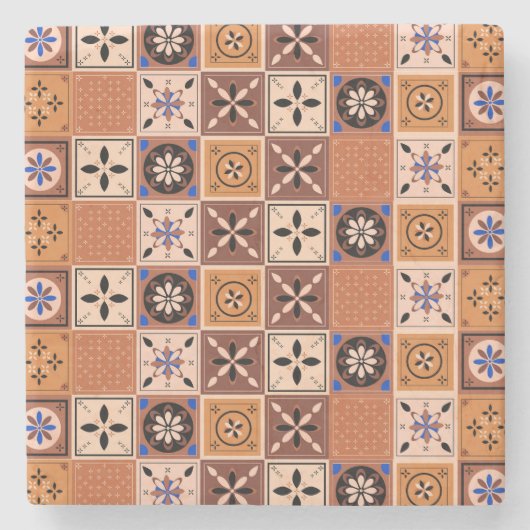 Patrón azulejo de color arena steinuntersetzer (Vorderseite)