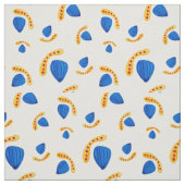 Patrón boho  pintado a mano amarillo y azul stoff (Muster)