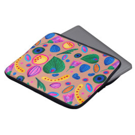 Patrón boho pintado a mano terracota laptopschutzhülle