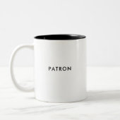 Patron | Boss | Tasse für den französischen Kaffee (Links)