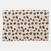 Patrón de caramelos de chocolate geschirrtuch (Horizontal)