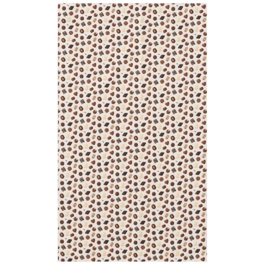 Patrón de caramelos de chocolate tischdecke (Vorderseite)