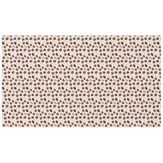 Patrón de caramelos de chocolate tischdecke (Vorderseite (Horizontal))