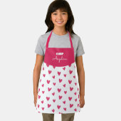 Patrón de corazones con puntos blancos schürze (Insitu)