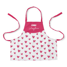 Patrón de corazones con puntos blancos