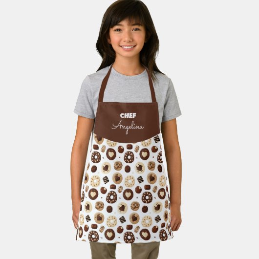 Patrón de dulces de chocolate schürze (Insitu)