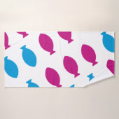Patrón de peces de colores badehandtuch (Badehandtuch)