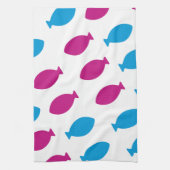Patrón de peces de colores geschirrtuch (Vertikal)