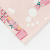 Patrón de Regalos Navideños en Rosa y Verde Pastel Fleecedecke (Ecke)