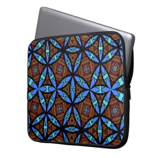 Patrón Digital Dinámico Laptopschutzhülle (Vorderseite Links)