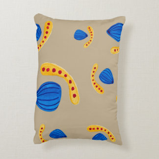 Patrón pintado a mano boho tono tierra dekokissen