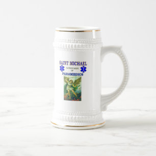 PATRON SAINT OF PARAMEDICS BIERGLAS