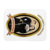 Patron Saints of Twins Icon Magnet (Horizontal)