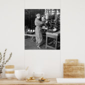 Patronen für die Bohrung der Munition WW1: 1910er Poster (Küche)