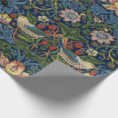 Patronen in einem Blumenbaum Geschenkpapier (Ecke)