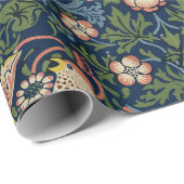 Patronen in einem Blumenbaum Geschenkpapier (Rolleneckpunkt)