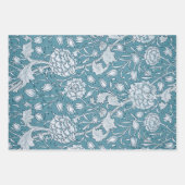 Patronen in einem Blumenbaum Geschenkpapier Set (Vorderseite 3)