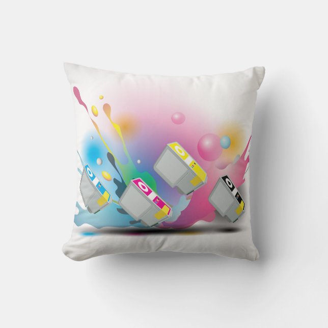 Patronenfarbe Kissen (Vorderseite)