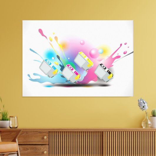 Patronenfarbe Leinwanddruck (Insitu (Wohnzimmer))