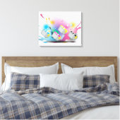 Patronenfarbe Leinwanddruck (Insitu (Schlafzimmer))