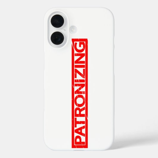 Patronisierende Briefmarke Case-Mate iPhone Hülle (Rückseite)