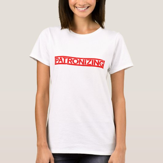 Patronisierende Briefmarke T-Shirt (Vorderseite)