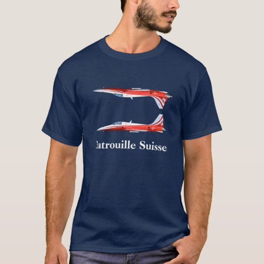 Patrouille Suisse Spiegel-Shirt T-Shirt (Vorderseite)