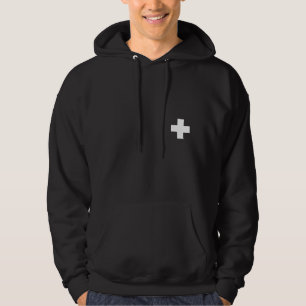 Patrouille - weißer QuerHoodie 2 (mit "Patrol'") Hoodie