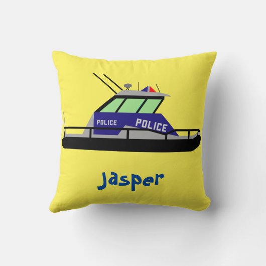 Patrouillenboot Kissen (Rückseite)