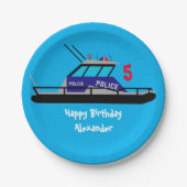 Patrouillenboot Pappteller (Vorderseite)