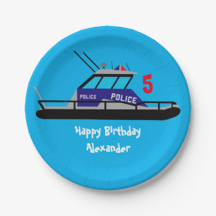 Patrouillenboot Pappteller