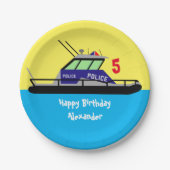 Patrouillenboot Pappteller (Vorderseite)