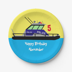 Patrouillenboot Pappteller