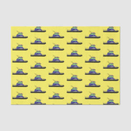 Patrouillenboot Seidenpapier